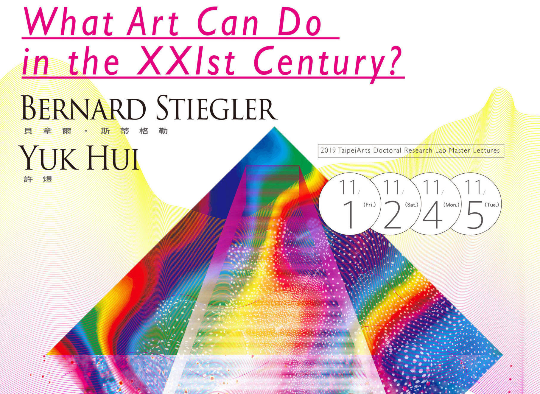 2019大師講座 – 藝術，在21世紀能做什麼？​